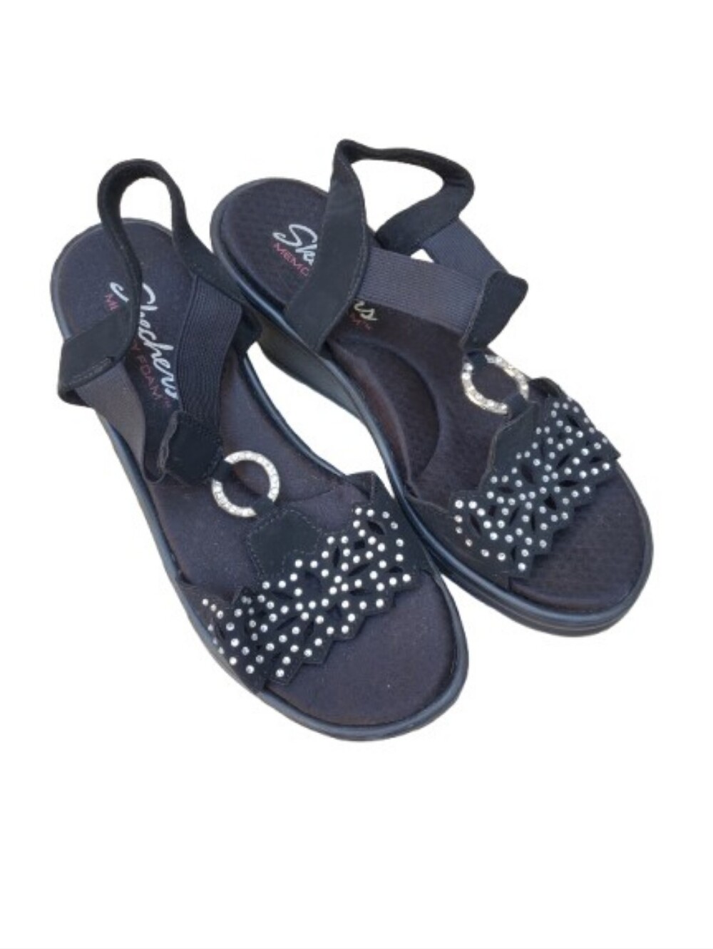 Skechers Cali Rumblers Wedge Sandals